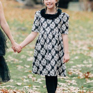 Black and White Janie and Jack Girls Dress